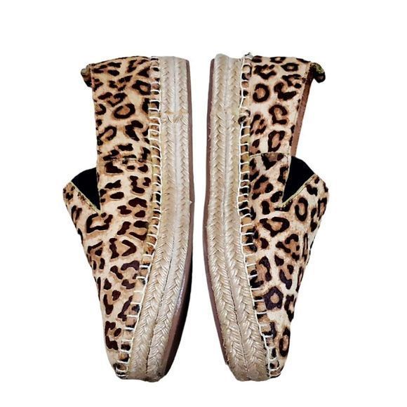 Steve Madden Leopard Print Espadrille Size 7 - Picture 4 of 7